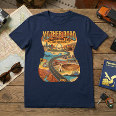 Route 66 Road Trip - Vintage Edition- Personalized Tshirt