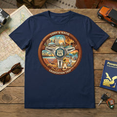 Route 66 Road Trip - Wheel Edition - Personalized T-shirt